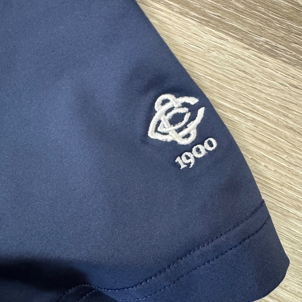 Peter Millar Polo Shirt Mens XL Navy Blue Summer Comfort Performance Charleston - Picture 4 of 7
